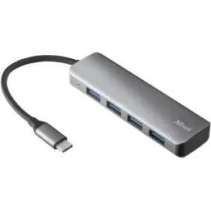 Image of Trust HALYX USB 3.2 2nd Gen hub Silver