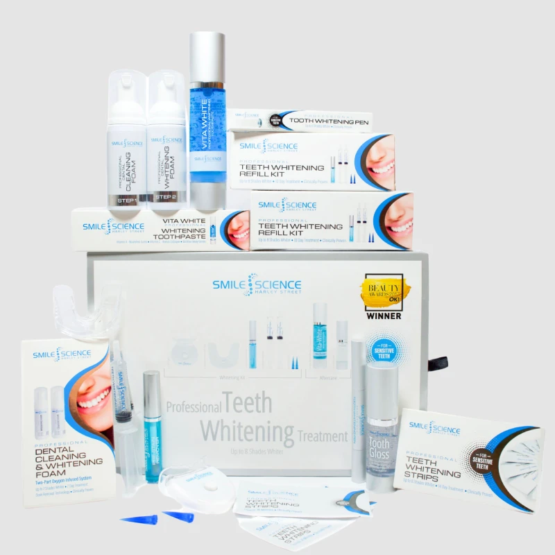 Image of Smile Science Harley Street Ultimate Teeth Whitening Bundle in White White Unisex