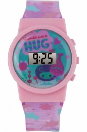 Image of Childrens Character Trolls LCD Sound Effect Watch TROL40