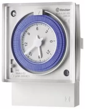 Image of Finder Analogue DIN Rail Time Switch 230 V ac, 1-Channel