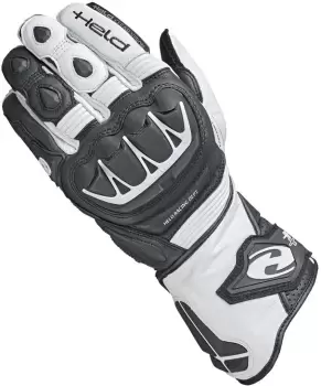 Image of Held Evo-Thrux II Motorcycle Gloves, black-white, Size S M, black-white, Size S M