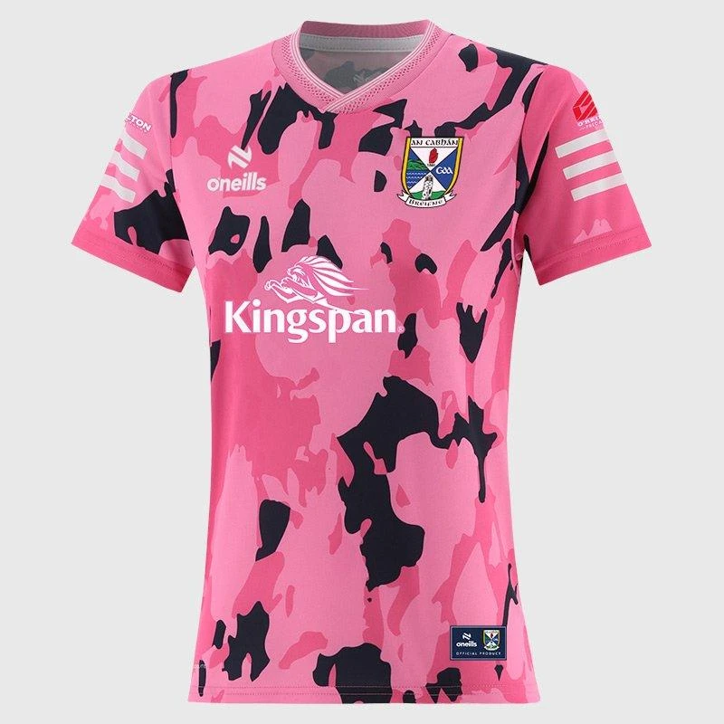 Image of ONeills Cavan Granada Jersey Ladies Pink/Navy female 10 (S)