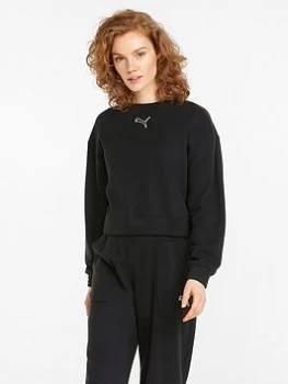 Image of Puma Loungewear Suit - Black, Size S, Women