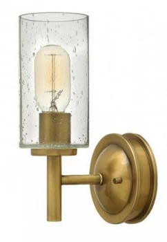 Image of 1 Light Wall Light Brass, E27