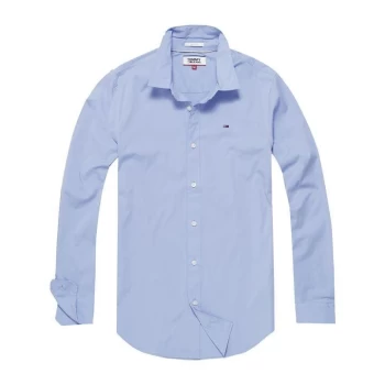 Image of Tommy Jeans Stretch Shirt - Blue