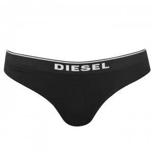 Image of Diesel UFST Star Thong - Black 900