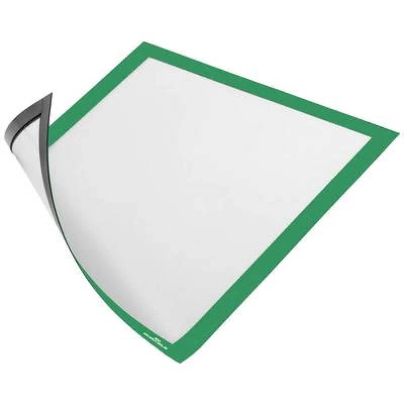 Image of Durable DURAFRAME Magnetic A4 Green (Pack 5) - 486905