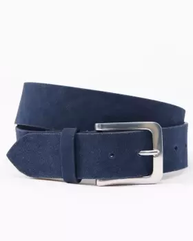 Image of Cotton Traders Suede Belt in Blue