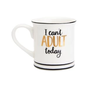 Image of Sass & Belle I Can't Adult Today Espresso Mug