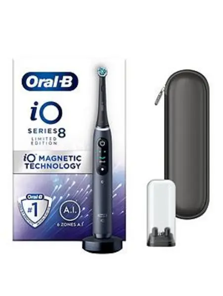 Image of Oral B iO8 Black Onyx Electric Toothbrush