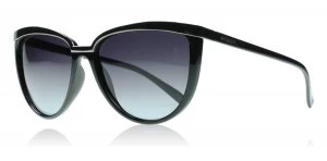 Image of Polaroid 4016/S Sunglasses Shiny Black D28 Polariserade 55mm
