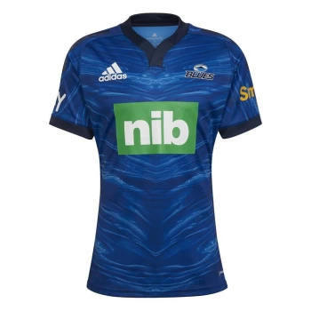 Image of adidas Blues Home Rugby Shirt 2022 - Ray Blue