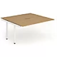 Image of dynamic Computer Desk Evolve Plus BXT12OAKW Oak 1200 mm x 1600 mm x 730 mm