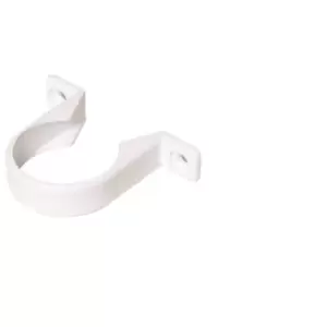 Image of Floplast 40MM ABS pipe Clip White (WS35W) Pack Of 20