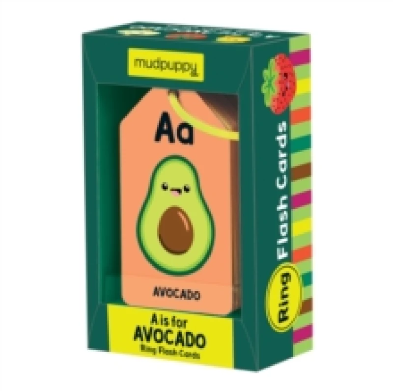 Image of A is for Avocado Ring Flash Cards Cards