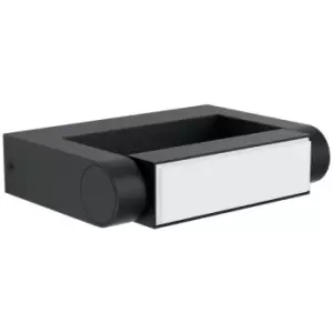 Image of Brianza LED Outdoor Modern Wall Light Black IP44 - Eglo
