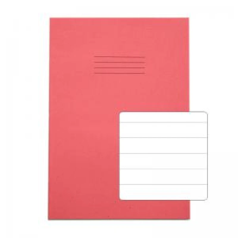 Image of RHINO A4 Exercise Book 64 Page, Pink, F15 (Pack of 10)