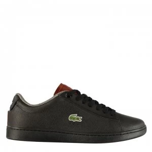 Image of Lacoste Carnaby Evo 318 Trainers - Black/Brown