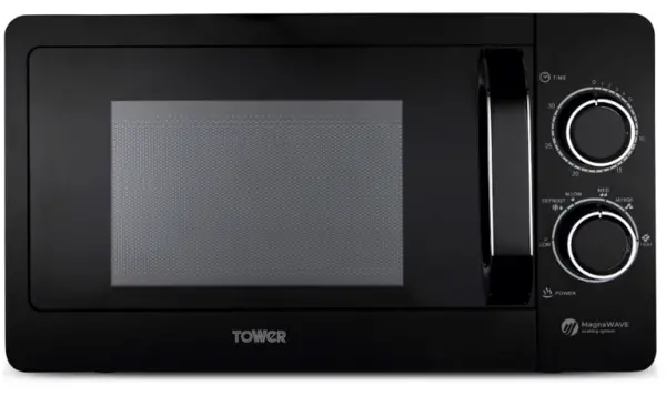 Image of Tower T24042BLK 20L 800W Manual Microwave