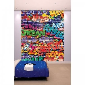 Image of Graffiti 8 Panel Wall Mural