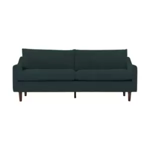 Image of Crossland Grove Nottingham Sofa 3 Seater Placido Peacock Velvet