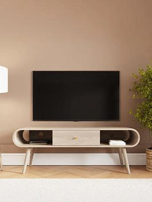 Image of Gfw Vionna TV Unit (Fits Up To 58") Oak WWP45 Unisex