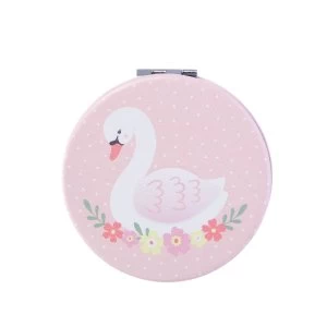 Image of Sass & Belle Freya Swan Compact Mirror