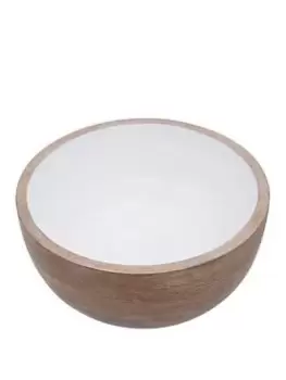 Image of Premier Housewares Kara Mango Wood Round Bowl