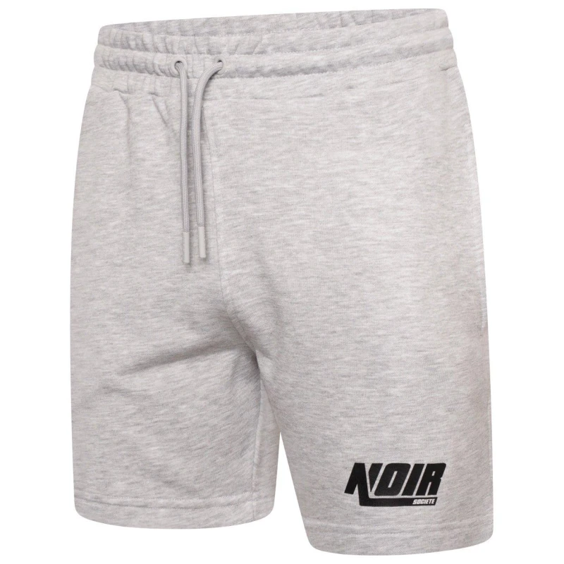 Image of Societe Noir Sentier Fleece Jogger Shorts Grey male Medium