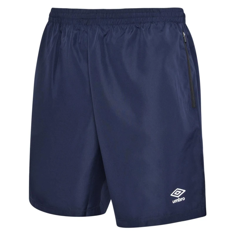Image of Umbro Umbro Men Club Essential Training Shorts in Dark Navy Size: Small Dark Navy S Male 5063107682321