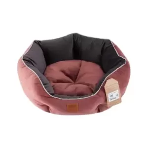 Image of Waggy Tails Corduroy Round Dog Bed - Multi