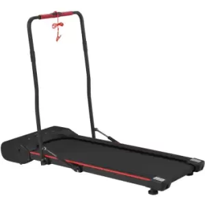 Image of Homcom - Walking Machine w/ LED Display & Remote Control Exercise Jogging Fitness - Black, Red