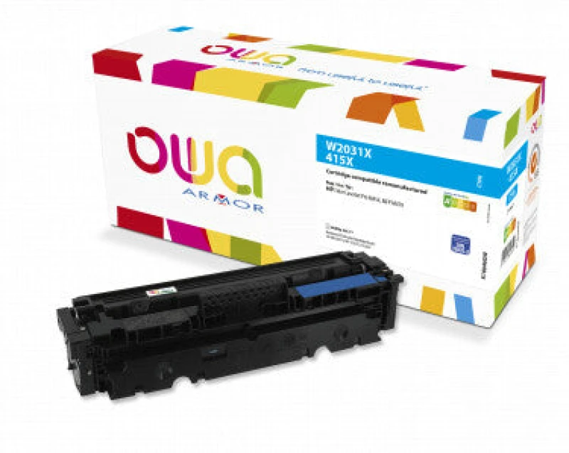 Image of Armor Armor K18974OW toner cartridge Compatible Cyan W2031XC-OWA