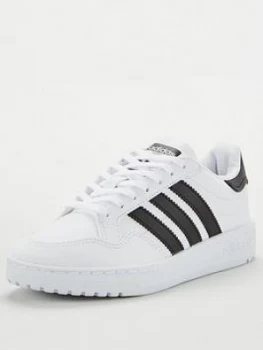 Image of adidas Originals Novice Junior Trainers - White, Ftwr White, Size 5.5
