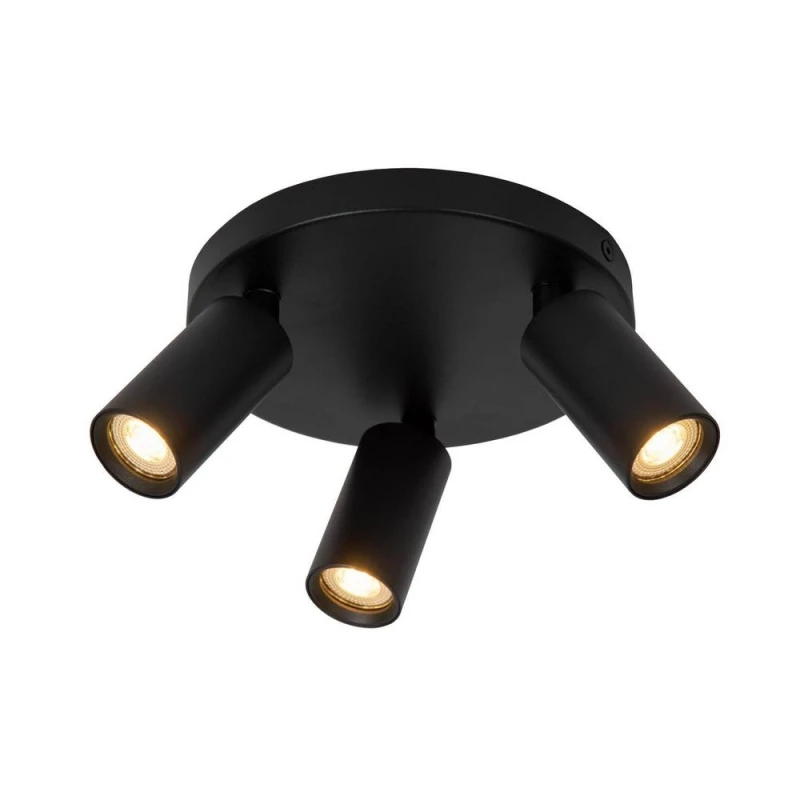Image of Netlighting Ritmo Ceiling spotlight Ø18cm 3xGU10 (MR11) Black Unisex