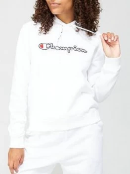 Image of Champion Hooded Sweatshirt - White