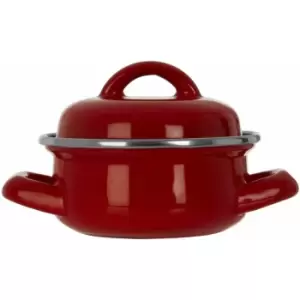 Image of Porter 10cm Dia Red Mini Casserole Dish - Premier Housewares