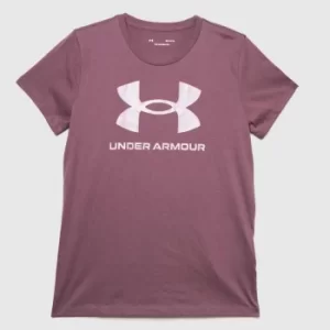 Image of Under Armour Live Sportstyle Graphic Ss In Purple