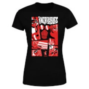 Image of The Incredibles 2 Poster Womens T-Shirt - Black - S