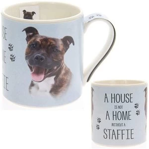 Image of Fine China Staffie Mug By Lesser & Pavey