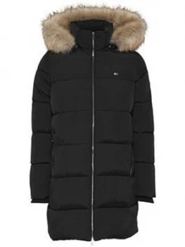 Image of Tommy Jeans Modern Padded Coat - Black