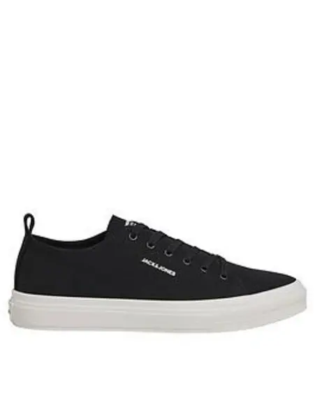 Image of Jack & Jones Jack & Jones Canvas Trainers - Black VUU23 Male 7,8,9,10,11,12