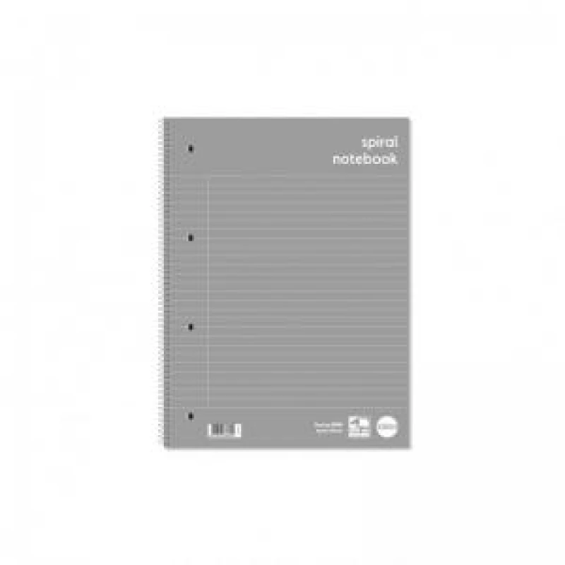 Image of RHINO A4 Spiral Notebook 140 Pages 8mm Lined with Margin CTSTRHSS1405A4