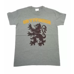 Image of Gryffindor University Grey Reverse Harry Potter Unisex T-Shirt Medium
