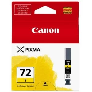 Image of Canon PGI72Y Yellow Ink Cartridge