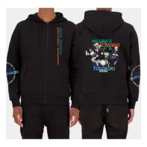 Image of My Hero Academia Hooded Sweater Izuku Midoriya Size S