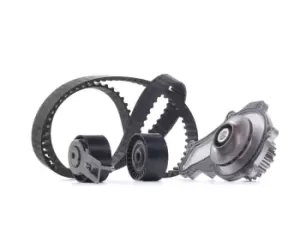Image of FEBI BILSTEIN Water Pump + Timing Belt Kit 173201 FORD,PEUGEOT,CITROEN,Fiesta Mk6 Schragheck (JA8, JR8),Fiesta Mk6 Kastenwagen,207 (WA_, WC_)