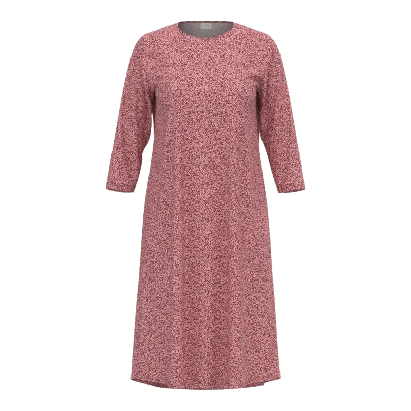 Image of mey 3/4 nightdress For Her Mey Little Vines Rose Female 46