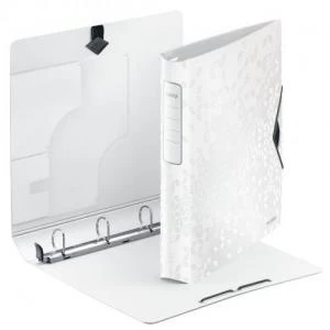 Image of Leitz Active WOW SoftClick Ring Binder, 30 mm, 4 D Ring, A4, White -