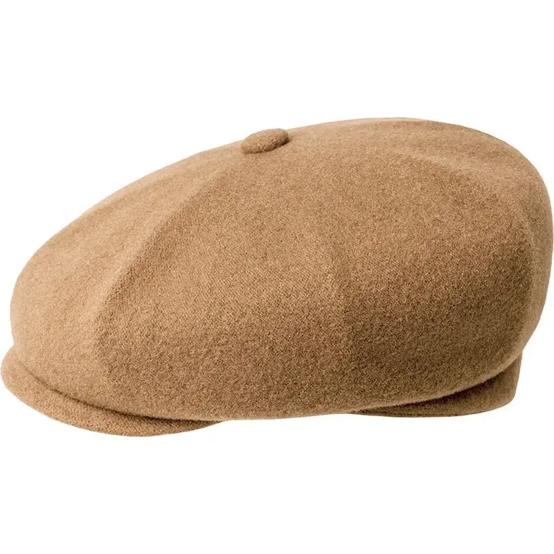 Image of Kangol Wool beret Kangol Hawker Beige Unisex XL